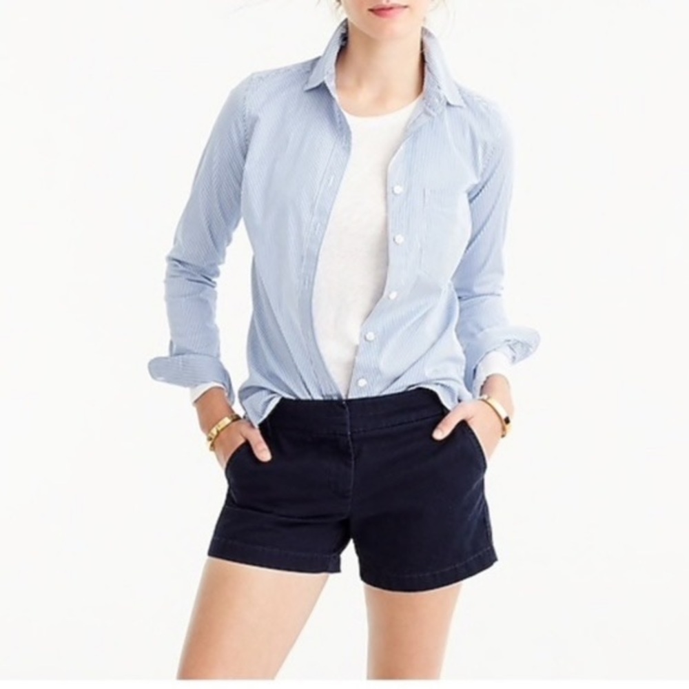 J. Crew Black Chino Shorts | Size 4